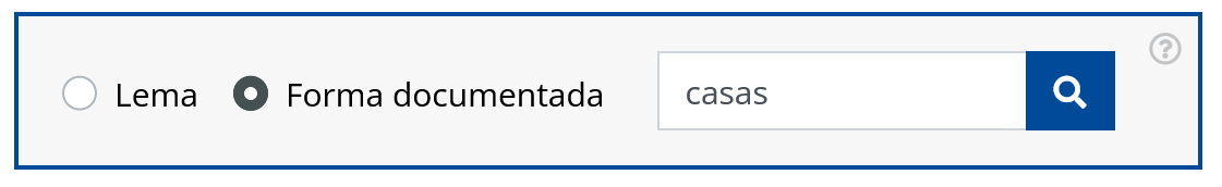 Búsqueda de una forma documentada