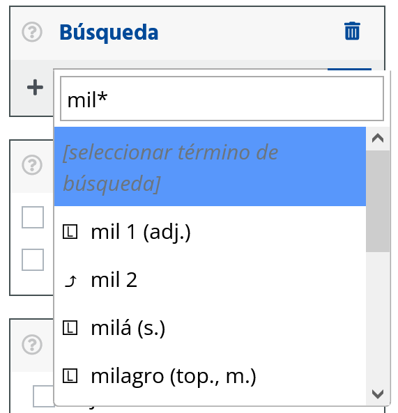 Cuadro de búsqueda