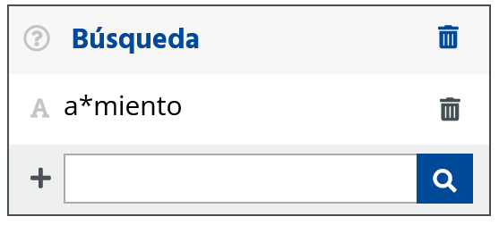 un término de búsqueda