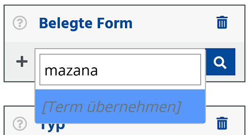 Termsuche nach mazana