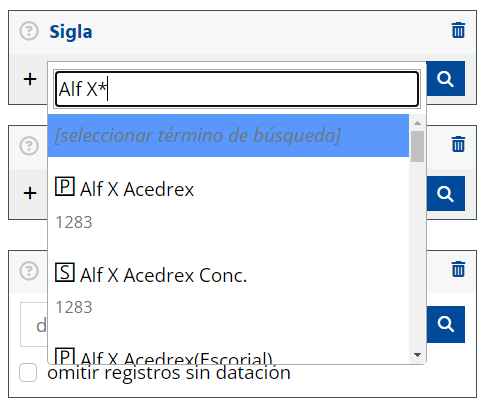Búsqueda de una cadena