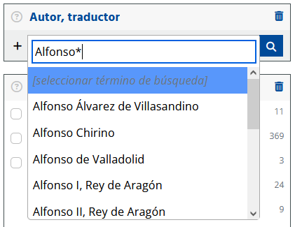 Búsqueda de una cadena