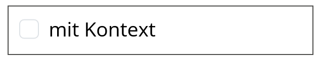 Filtern nach Kontext