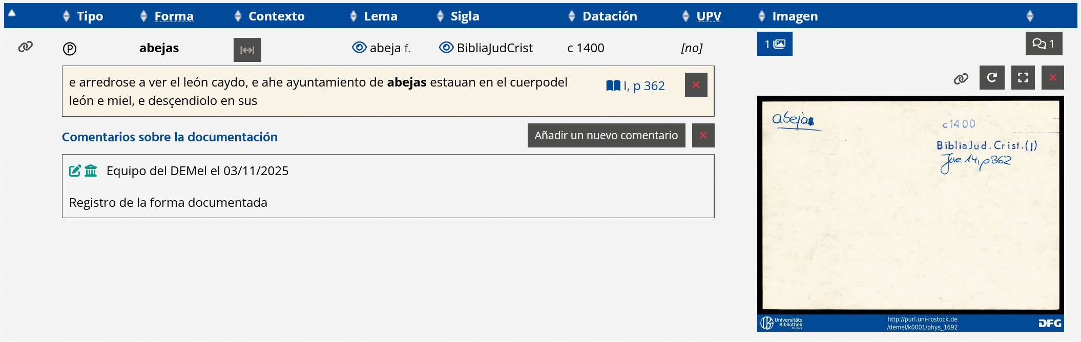Ejemplo nueva forma documentada