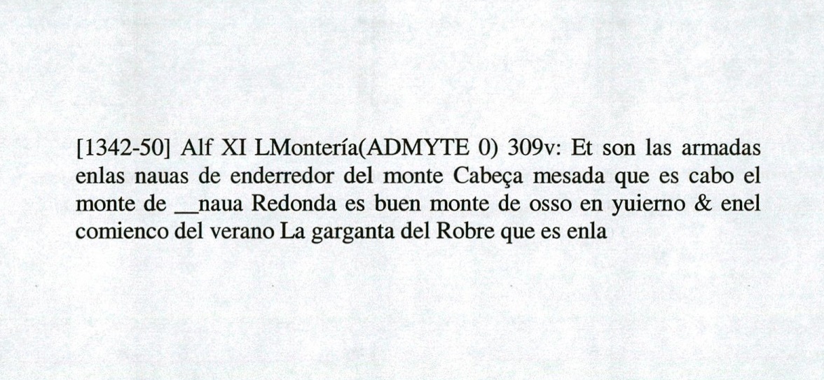 Datación en documentación primaria 3