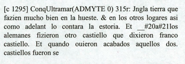 # y números