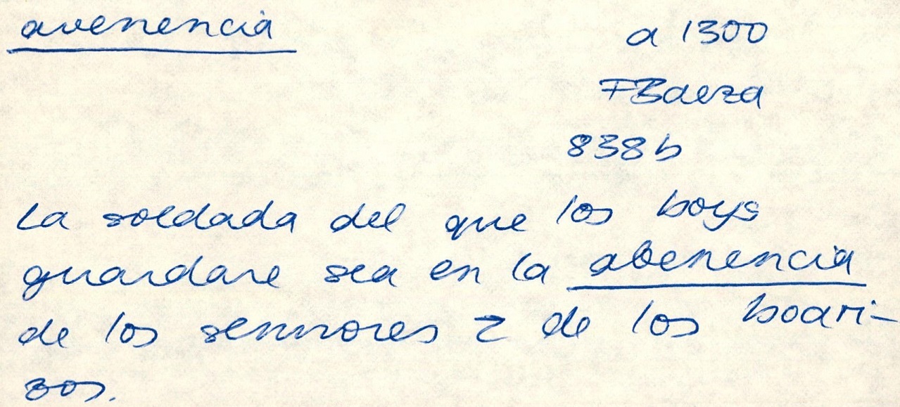 Sigla en documentación primaria 1