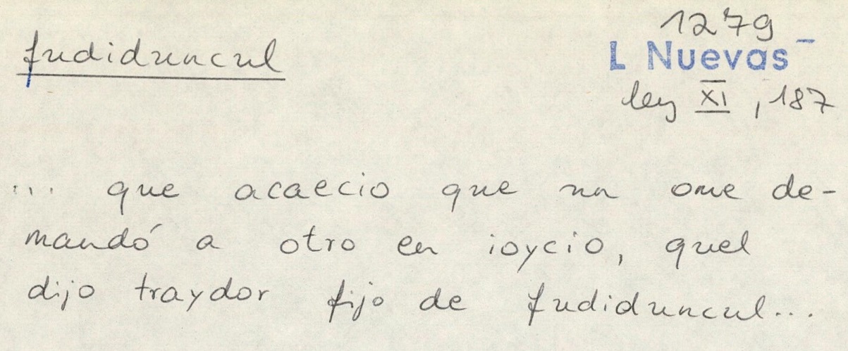 Variante de sigla en documentación primaria