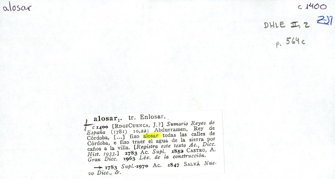 Datación en documentación secundaria 8