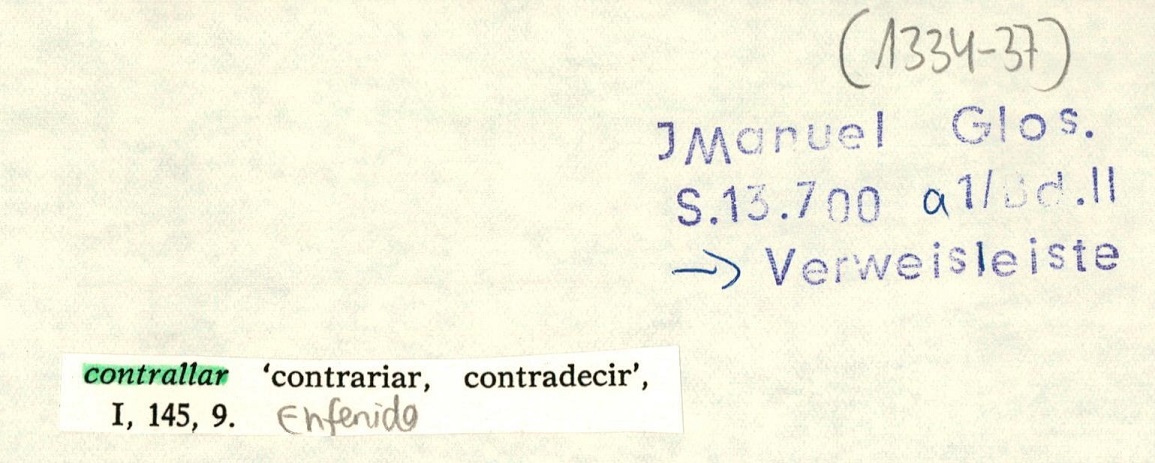 Sigla en documentación secundaria 2