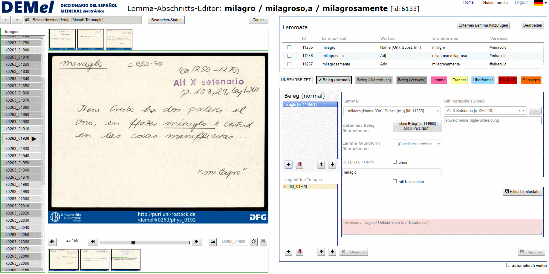 Aplicación web para el registro de datos